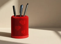 Heart Pattern Pen Holder Desk Organizer