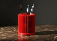 Heart Pattern Pen Holder Desk Organizer